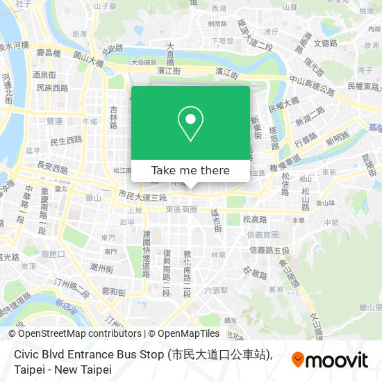 Civic Blvd Entrance Bus Stop (市民大道口公車站) map