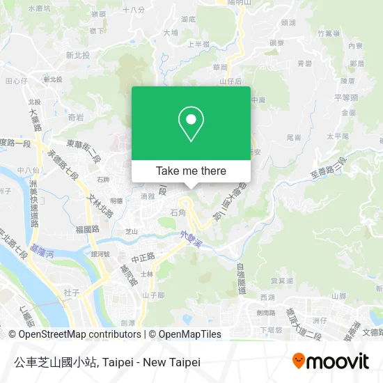公車芝山國小站 map