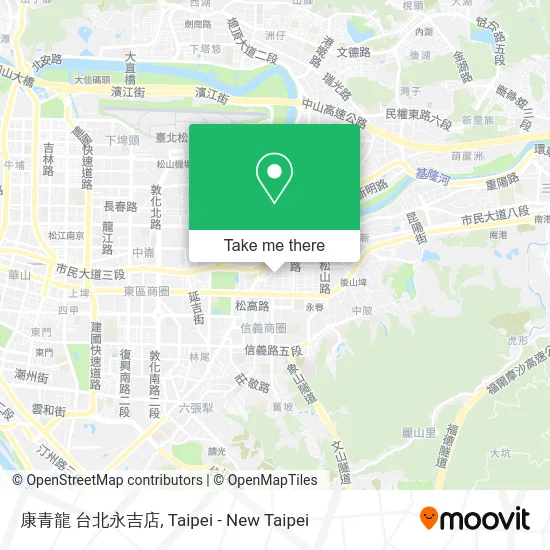 康青龍 台北永吉店 map