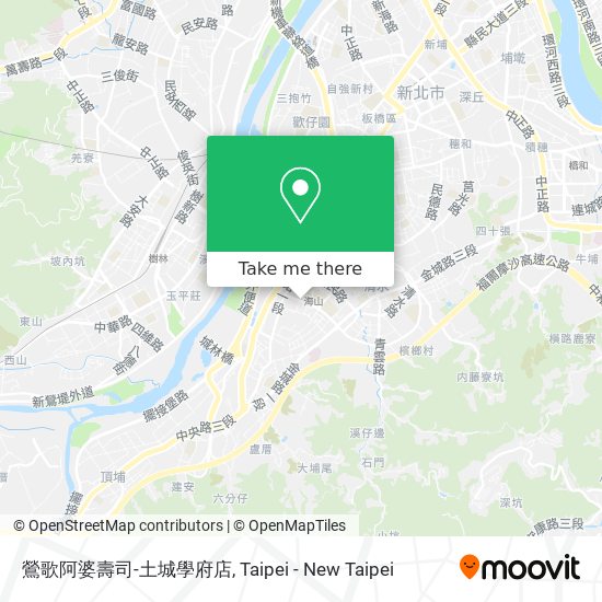 鶯歌阿婆壽司-土城學府店 map
