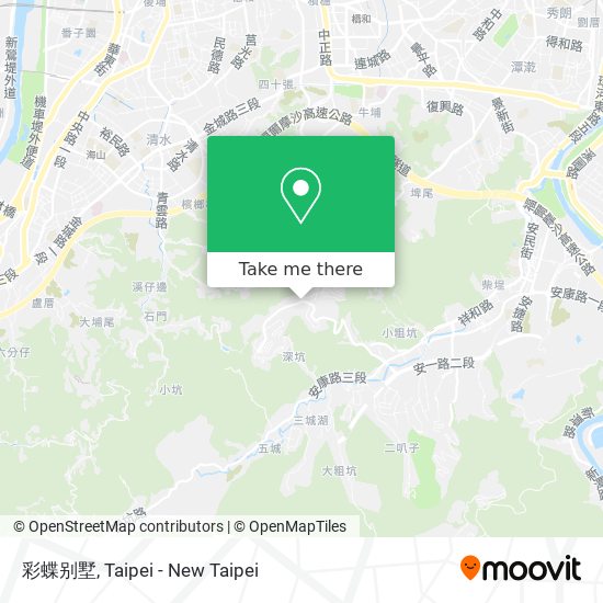 彩蝶别墅 map