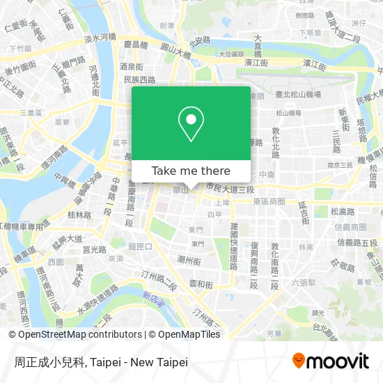 周正成小兒科 map
