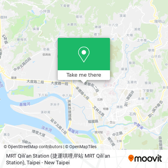 MRT Qili'an Station map