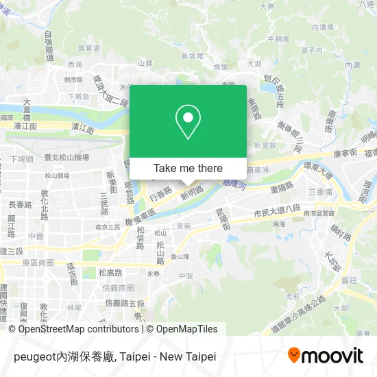 peugeot內湖保養廠 map