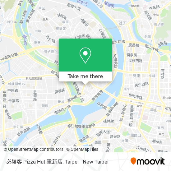 必勝客 Pizza Hut 重新店 map