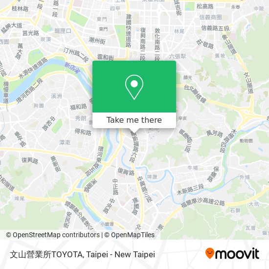 文山營業所TOYOTA map