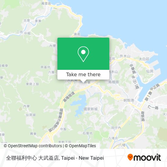 全聯福利中心 大武崙店 map