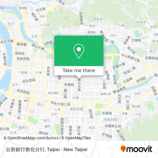 台新銀行敦化分行 map