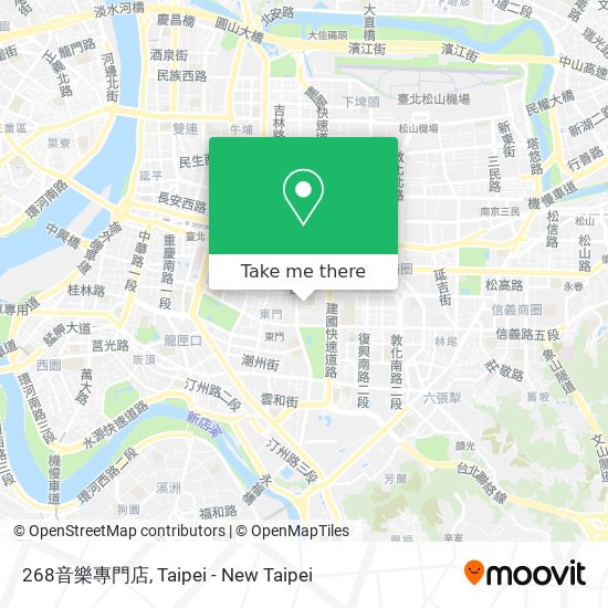 268音樂專門店地圖