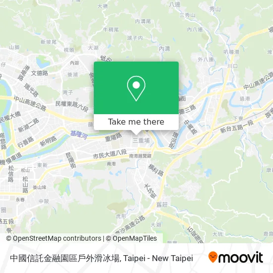 中國信託金融園區戶外滑冰場 map