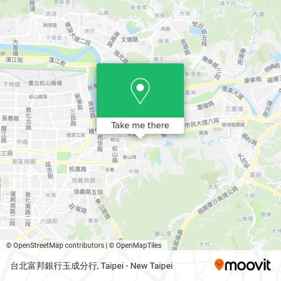 台北富邦銀行玉成分行 map