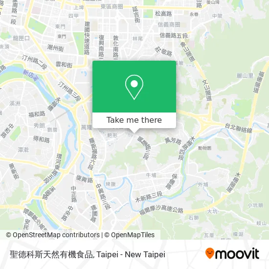 聖德科斯天然有機食品地圖