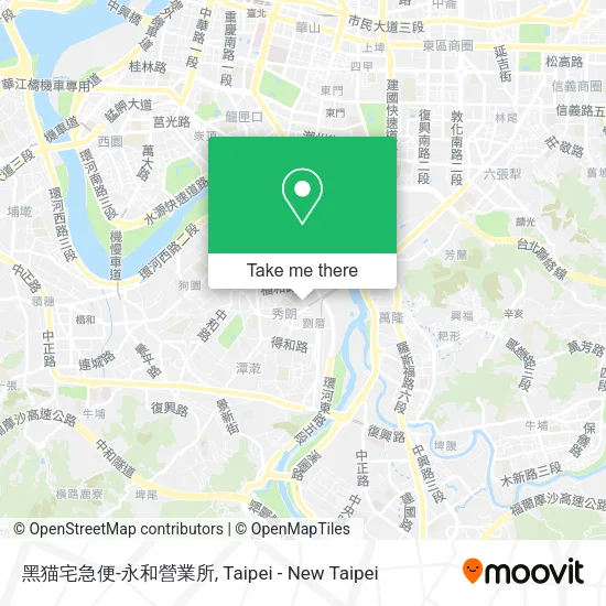 黑猫宅急便-永和營業所 map