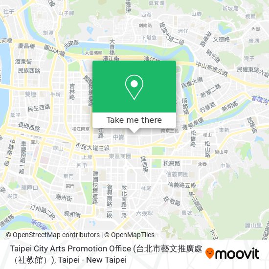 Taipei City Arts Promotion Office (台北市藝文推廣處（社教館）) map
