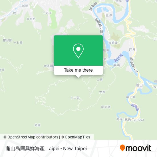 龜山島阿興鮮海產地圖