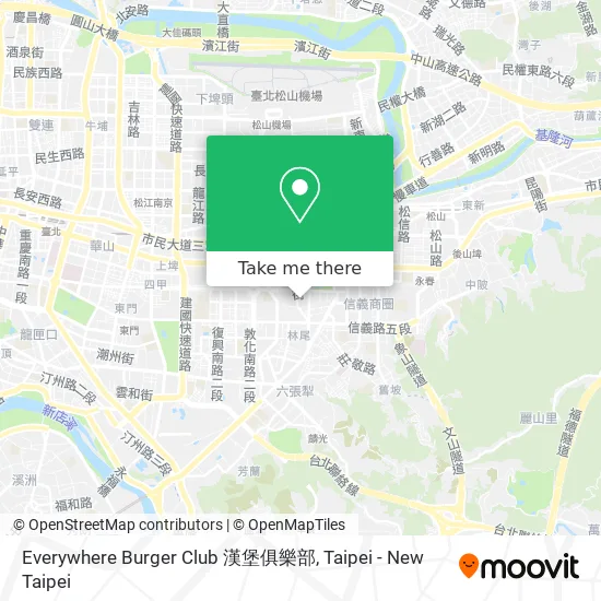 Everywhere Burger Club 漢堡俱樂部 map