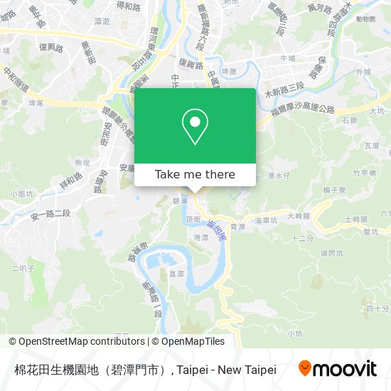 棉花田生機園地（碧潭門市） map