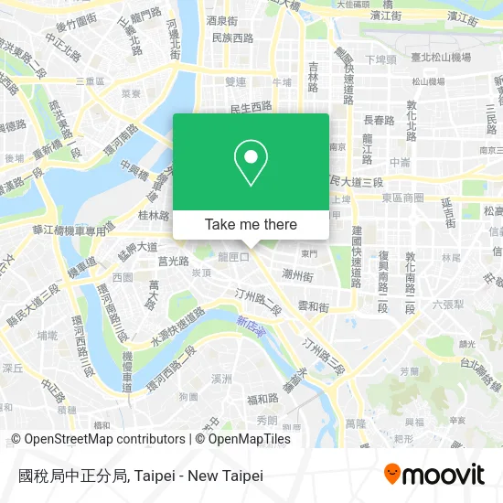 國稅局中正分局地圖