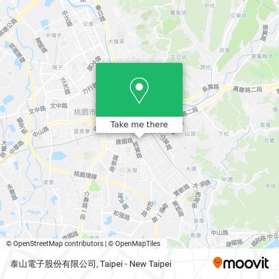 泰山電子股份有限公司 map