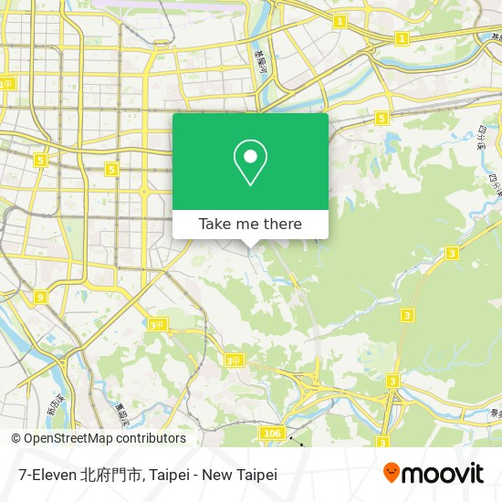 7-Eleven 北府門市 map