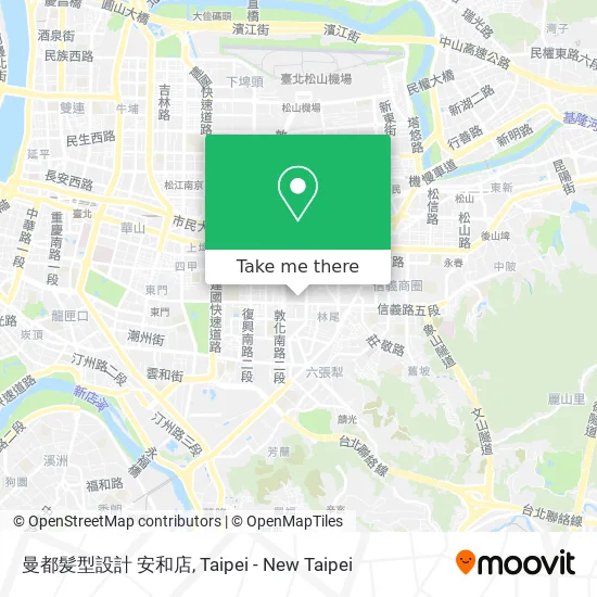 曼都髪型設計 安和店 map