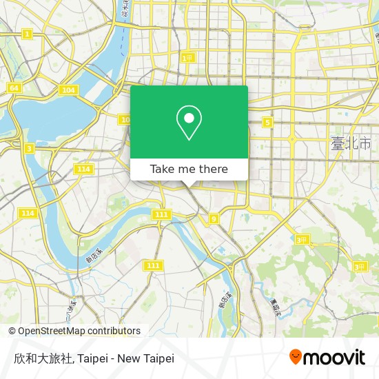 欣和大旅社 map