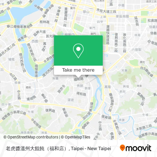 老虎醬溫州大餛飩（福和店） map