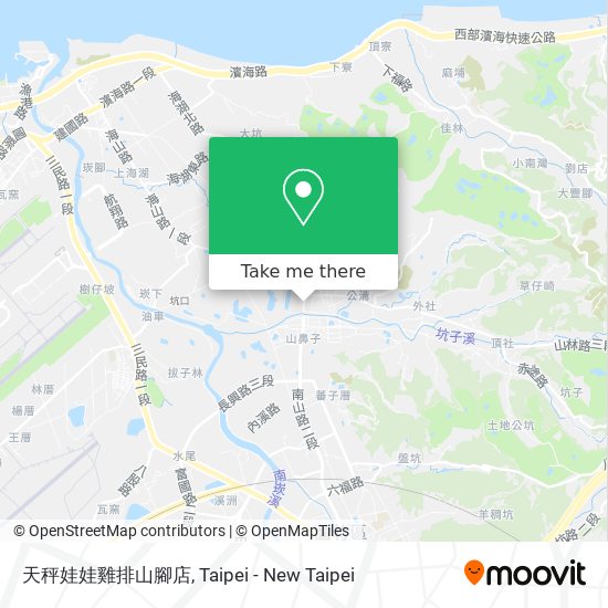 天秤娃娃雞排山腳店 map