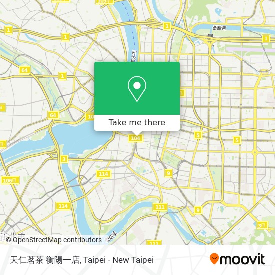 天仁茗茶 衡陽一店 map