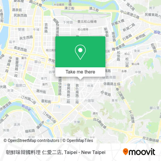 朝鮮味韓國料理 仁愛二店 map