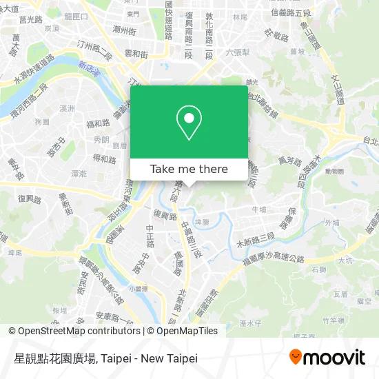 星靚點花園廣場 map