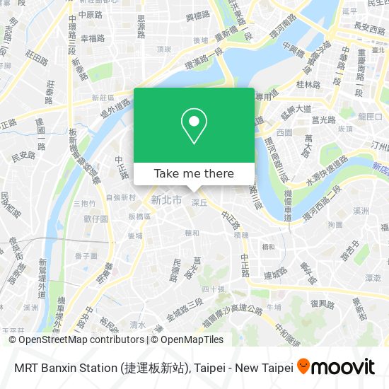 MRT Banxin Station (捷運板新站)地圖