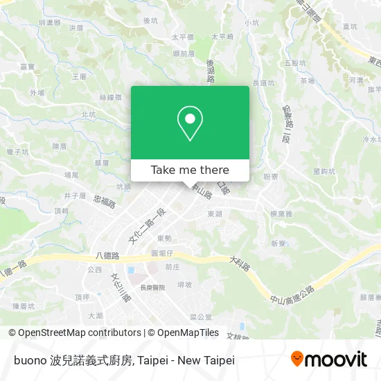 buono 波兒諾義式廚房地圖
