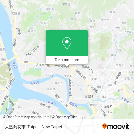 大盤商花市 map