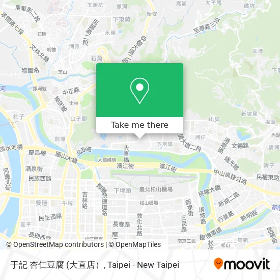于記 杏仁豆腐地圖