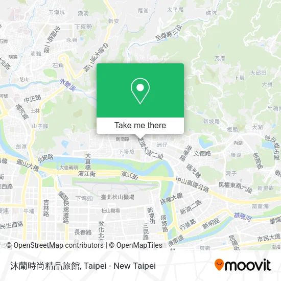 沐蘭時尚精品旅館 map
