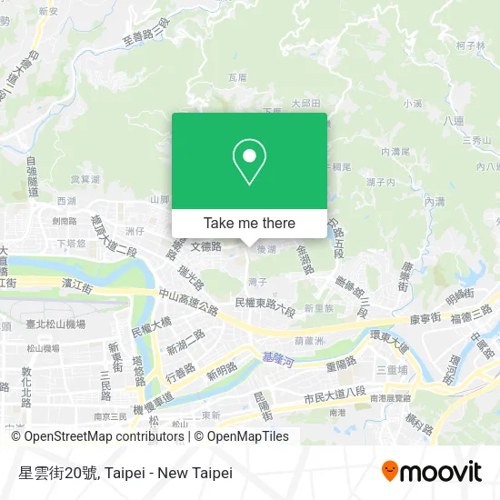 星雲街20號 map