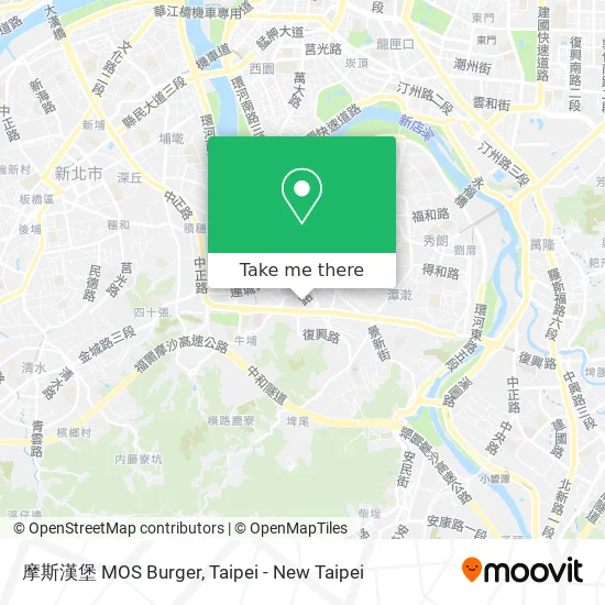摩斯漢堡 MOS Burger map