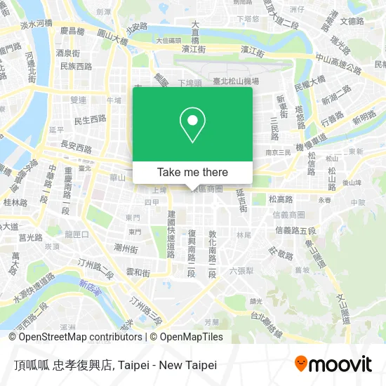 頂呱呱 忠孝復興店 map
