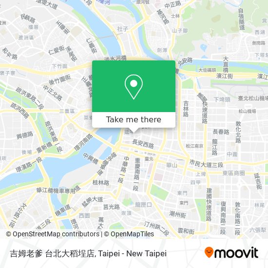 吉姆老爹 台北大稻埕店 map