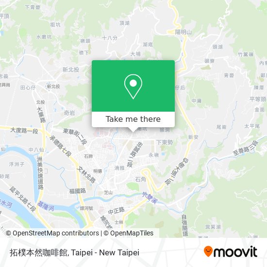 拓樸本然咖啡館 map