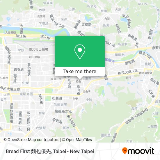 Bread First 麵包優先 map