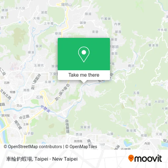 車輪釣蝦場地圖