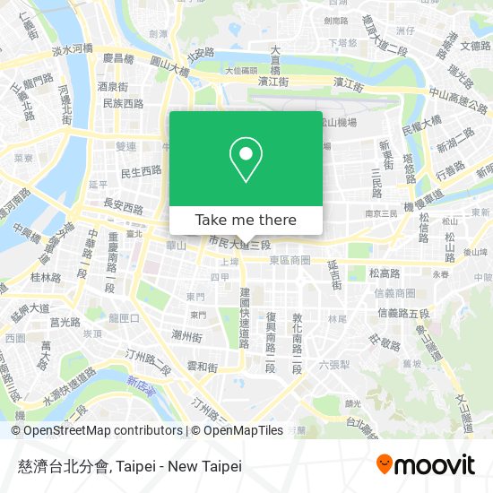 慈濟台北分會 map