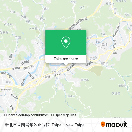 新北市立圖書館汐止分館地圖