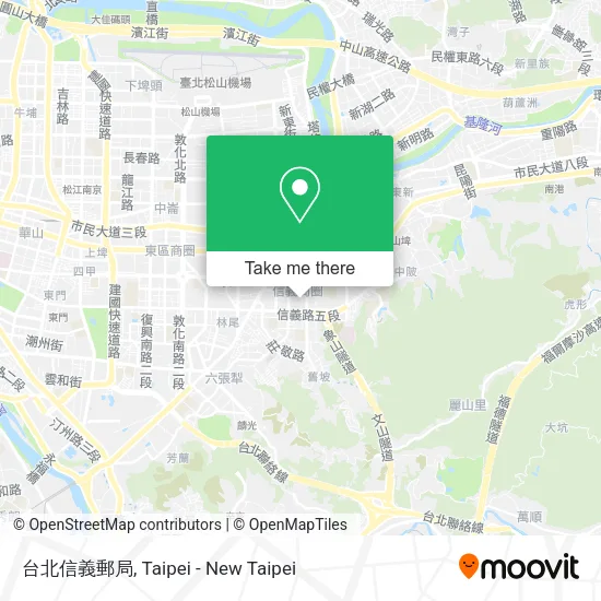 台北信義郵局地圖