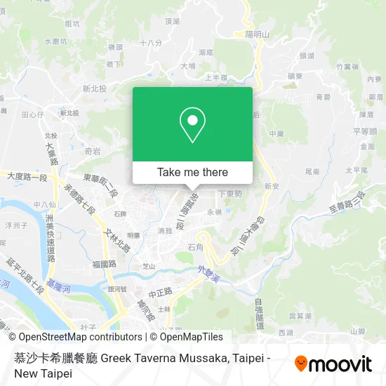 慕沙卡希臘餐廳  Greek Taverna Mussaka地圖