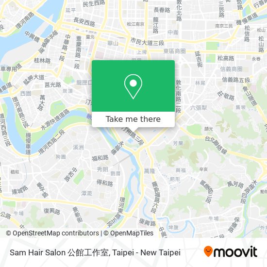 Sam Hair Salon 公館工作室 map