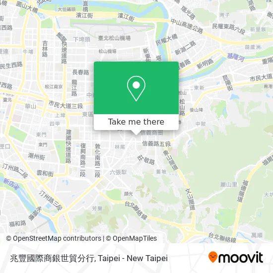 兆豐國際商銀世貿分行 map