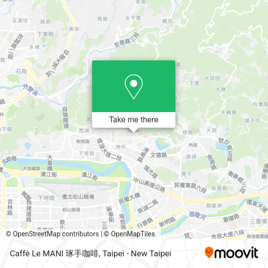 Caffè Le MANI 琢手咖啡地圖
